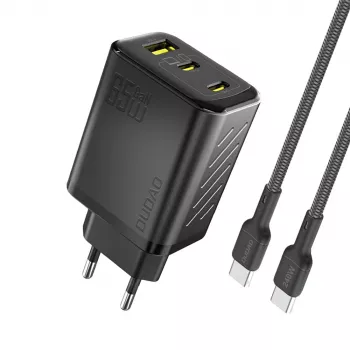 Dudao A29C 65W GaN USB-C nabíječka s kabelem USB-C - černá