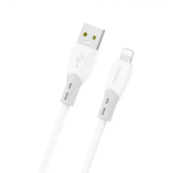 Dudao L25SL USB-A na Lightning 1m bílý nabíjecí a synchronizační kabel