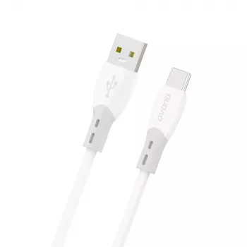 Dudao L25ST kabel USB-A na USB-C 1m bílý