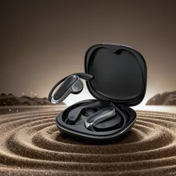 Dudao U17Z Bluetooth 5.3 Open-Ear bezdrátová sluchátka s háčky na uši - černá