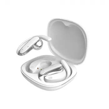 Dudao U17Z Bluetooth 5.3 Open-Ear sluchátka s háčky na uši - bílá