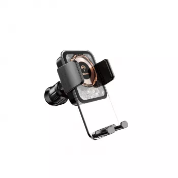 Dudao F19 Car Phone Holder with Wireless Charger 15W - Black