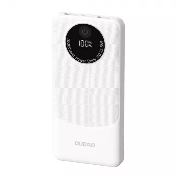 Powerbanka Dudao K12 10000mAh PD22.5W USB-A, USB-C – bílá