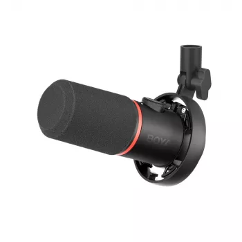 Dynamický herní mikrofon BOYA CastMic S60 USB XLR černý
