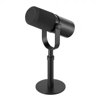 Studiový mikrofon BOYA CastMic P60D, USB/XLR, kardioidní, kondenzátorový, černý