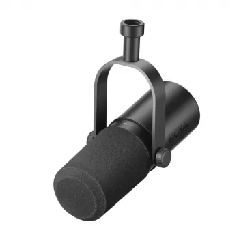 Studiový mikrofon BOYA CastMic P60D, USB/XLR, kardioidní, kondenzátorový, černý