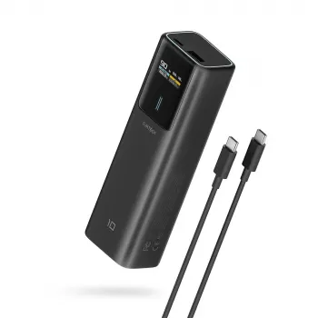 CUKTECH CKPB100PGLBL 150W 10000mAh powerbanka USB-C USB-A černá
