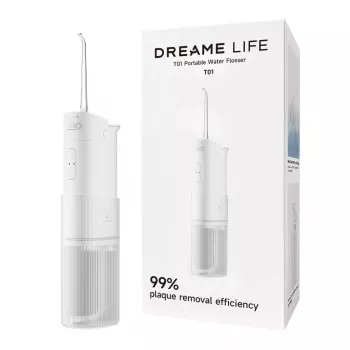 Dreame T01 Portable Water Flosser, White (T01)