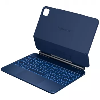 Typecase Edge pouzdro s klávesnicí pro iPad Air 11 M2 2024 / M3 2025 / M4 2026, světle modré
