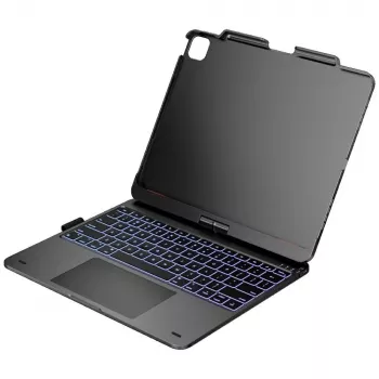 Pouzdro s klávesnicí Typecase Flexbook Touch pro iPad Air 13 M2 2024 / M3 2025 / M4 2026, šedé