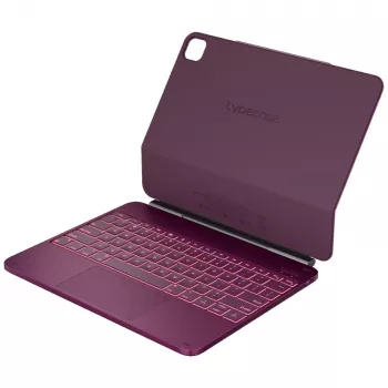 Pouzdro s klávesnicí Typecase Edge pro iPad Pro 13 2024/2025, malinové