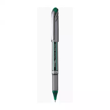 Pentel EnerGel-X zasouvací gelové pero – zelený inkoust – hrot 0,5 mm – šířka čáry 0,25 mm – šedé tělo