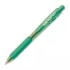 Kuličkové pero Pentel WOW! s mechanikou, zelený inkoust, 1,0 mm, střední hrot, průhledné tělo se zelenými doplňky