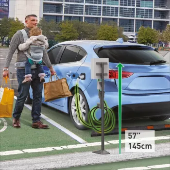 Barkan EV140FC montážní sloupek pro EV nabíječku 145 cm černý