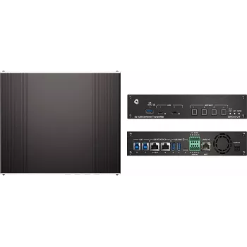Spravovaný přepínač Kramer Electronics SWT3-41-U-T 4x1 USB 3.2/2.0 Host PoE-Acceptor, 10 Gbps, Power over Ethernet