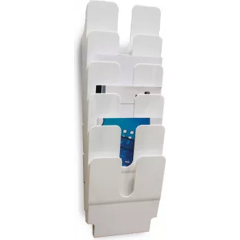 DURABLE FLEXIPLUS 6 stojan na prospekty A4 na výšku transparentní 1700008011