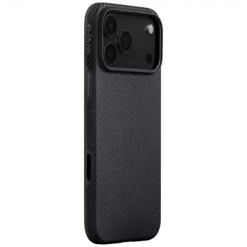 PITAKA Aramid UltraGuard MagSafe pouzdro pro iPhone 17 Pro černá/šedá Twill
