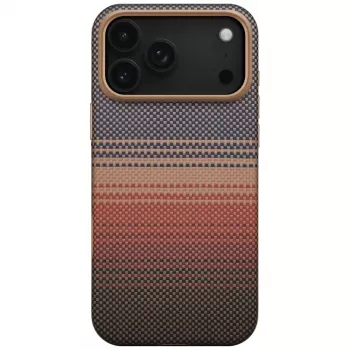 PITAKA Aramid UltraGuard MagSafe pouzdro pro iPhone 17 Pro – Sunset