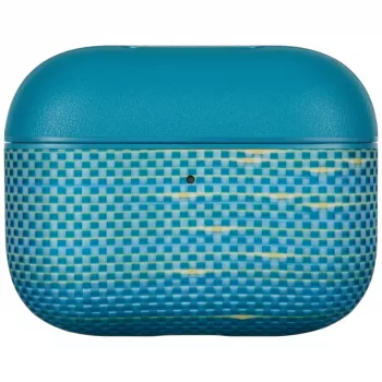 Pouzdro PITAKA z aramidového vlákna pro AirPods Pro 3, Lucid Blue