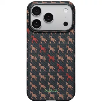 Pouzdro PITAKA Edge Case Happiness Rides In pro iPhone 17 Pro, Ebon Kylin