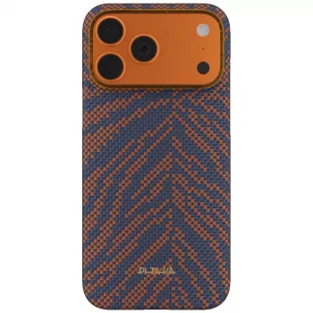 Pouzdro PITAKA Edge Case Breath of Veins pro iPhone 17 Pro, Burning Orange
