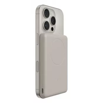 Belkin BoostCharge Slim BPD020HQSA magnetická powerbanka 5000 mAh, 7,5 W, písková