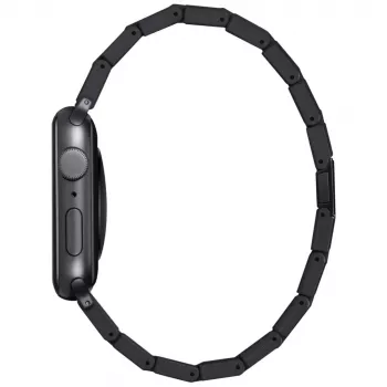 PITAKA Carbon Fiber Link Band Retro pro Apple Watch 42/44/45/49mm černá šedá