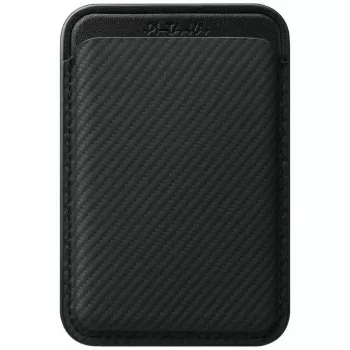 PITAKA Woven peněženka MagSafe s magnetem pro iPhone - černo-šedá