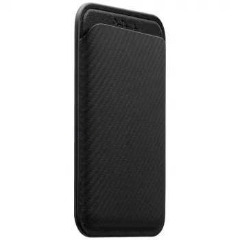 PITAKA Woven peněženka MagSafe s magnetem pro iPhone - černo-šedá