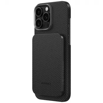 PITAKA Aramid Fiber powerbanka 5000mAh Qi2 MagSafe černá-šedá