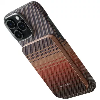 PITAKA Aramid Fiber 5000 mAh Qi2 MagSafe powerbanka Sunset
