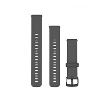 Silikonový řemínek k hodinkám Garmin Quick Release 18 mm, Gravel Grey, 010-13256-00