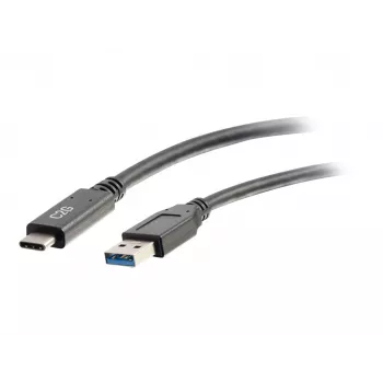 C2G 6ft kabel USB C na USB A - USB 3.2 - 5 Gbit/s - M/M - černý