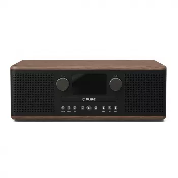 PURE ACOUSTICS Pure Classic C-D6 digitální rádio Coffee Black/Walnut EU/UK