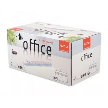 ELCO Office Envelope C5/6 (114 x 229 mm), without window, self-adhesive, 80 g/m², White, 200 pcs (74532.12)