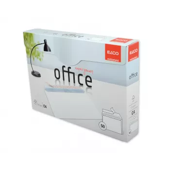 ELCO Office Envelope C4 (229 x 324 mm), without window, self-adhesive, 120 g/m², White, 50 pcs (74538.12)