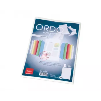 ELCO Ordo Transparent Organisation Folder A4, 220 x 310 mm, 80 g/m², White, 10 pcs (73696.14)
