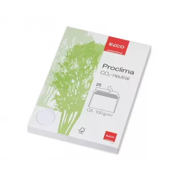 ELCO Proclima obálka C5 (162 x 229 mm), bez okénka, samolepicí, 100 g/m², 25 ks (74270.20)