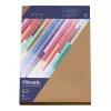 Artoz Papier Mosaic obálky DIN B6 bez okénka přírodní samolepicí 20 ks