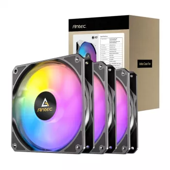 Skříňové ventilátory Antec P12 PWM ARGB bílé, 3 ks