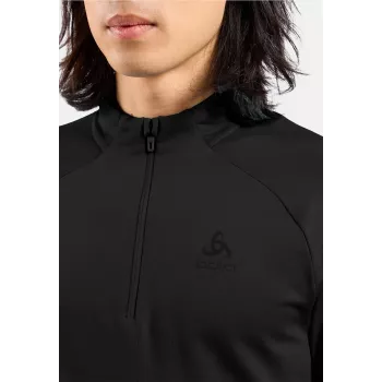 Vrstva Essential Light Mid Layer 1/2 Zip Odlo černá