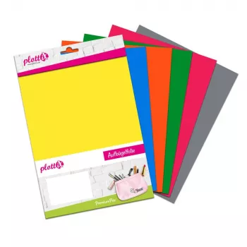 Plottix PremiumFlex termotransferová fólie 6 listů mix barev flex fólie 20,0 cm x 30,0 cm
