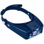 Discovery Crafts DHD 20 lupa na hlavu s 6 výměnnými čočkami, LED osvětlení, černá/šedá
