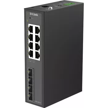 D-Link DIS-210G-12 Smart Managed Industrial Switch - 8 Gigabit portů + 4 SFP sloty