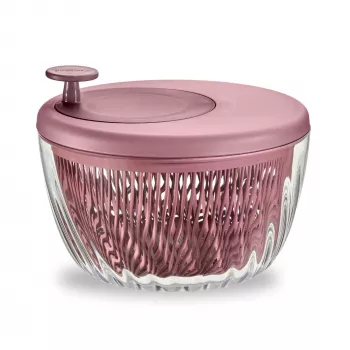 Odtáčeč salátu Guzzini Spin&Store, Mauve Red, 4,5 l