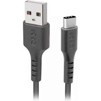 SBS kabel USB 2.0 USB-A na USB-C 2 m černý