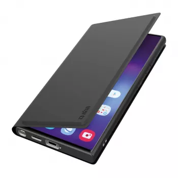 SBS Wallet stojánek Galaxy S25 Ultra černý (TEWALSAS25UK)