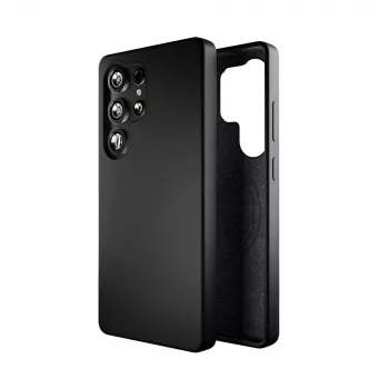 Puro Icon Mag zadní kryt pro Samsung Galaxy S25 Ultra, černý, TPU/silikon, kompatibilní s MagSafe