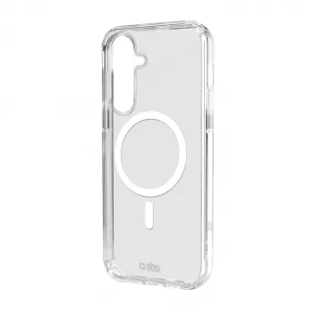 Pouzdro SBS Light Mag s MagSafe pro Galaxy S25, průhledné