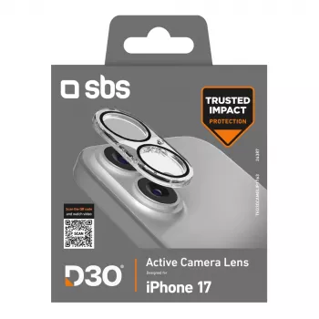 Skleněný kryt objektivu fotoaparátu SBS s D3O pro iPhone 17